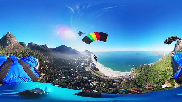 Amazing Wingsuit Flight VR (360 Video)