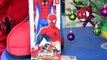Spiderman OPENS Christmas Presents Kids opening  presents morning Santa in real life 2015 Toys kids-p1hkkGUXGFg