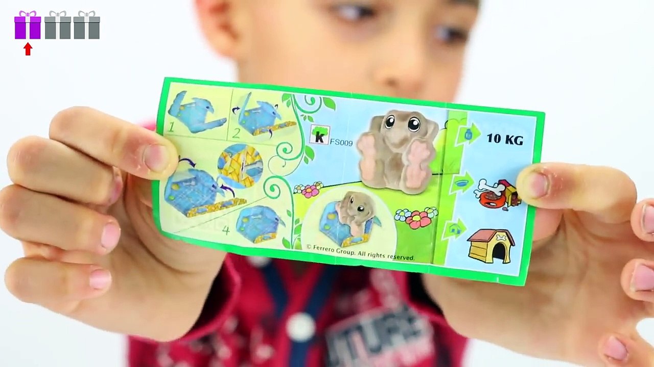 Surprise Box - kinder surprise eggs opening Learn colors m&m excavator truck duck toys episode 4-GcQYClR_nUg