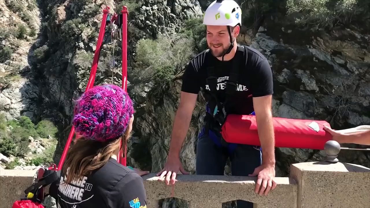 Bungee Jumping at the Bridge to Nowhere  _ Thrill Seekers