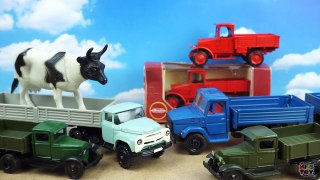 Trucks. Collection of Soviet toy production in the USSR s ☺ 123ABC Kids ToY TV--gYsZgbcY2A