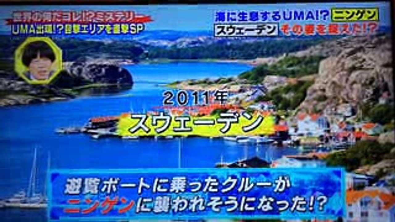 なんだこれミステリー｢ニンゲン！？｣テレビ初登場！！！