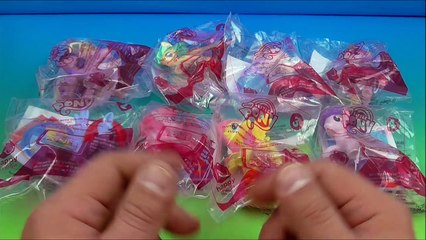 2016 MY LITTLE PONY SET OF 8 McDONALDS HAPPY MEAL KIDS TOYS VIDEO REVIEW-IXwUneQXNZY