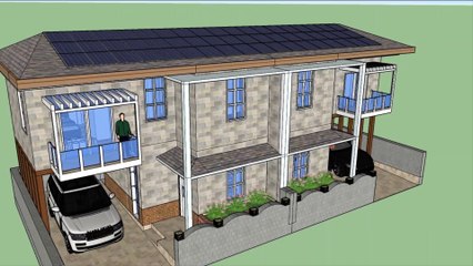 Architecture: Duplex Residence Sketchup Animation in 4k