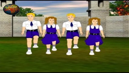 Hands Up Hands Down   Nursery Rhym With Lyrics   Cartoon World