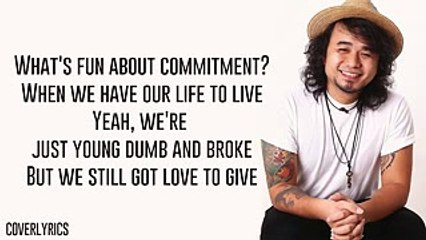 Jireh Lim - Young Dumb And Broke (Cover) Lyrics