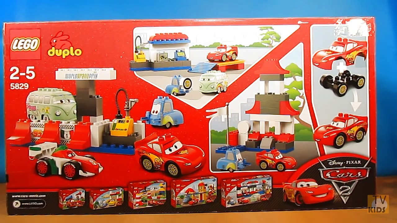 Lego Duplo. 5829. Build. Lightning McQueen, Fillmore, Guido. Cars 2. Disney  Pixar. Build pit stop.-0GOJKZ4COHA - video Dailymotion