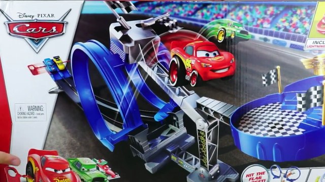 Lightning McQueen & Mater Disney Cars Toys Hot Wheels playset for children-gy_YOn5XcII