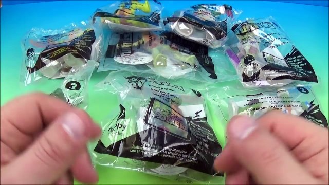 McDONALDS TEENAGE MUTANT NINJA TURTLES 2016 SET OF 8 KIDS MEAL TOYS VIDEO REVIEW-8aceGec6GjE