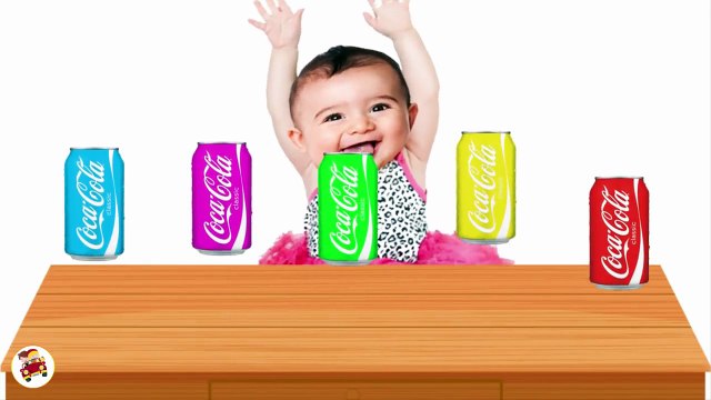 Bad Baby Crying and Learn Colors - Coca Cola - Finger Family Song Collection