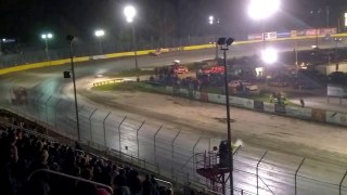 Sprint Feature Race Finish with Dustin Dagget taking 1st and Ryan Ruhl coming in 3rd.