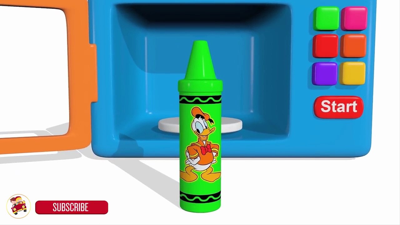 Learn Colours with Pencil Surprises Eggs for Children - Learn Colours with Crayons Sorting