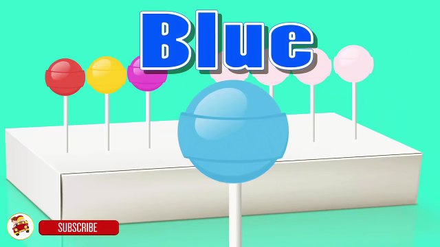 Learn colors with Lollipop - Learn colors for children Toddlers Kids - Baby Lollipop Coloring