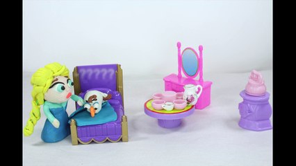 ❤️MERMAID FROZEN ELSA is sick VS Doctor Play Doh Stop Motion Videos Superhero Real Life kids-kT7a-s24ZM8