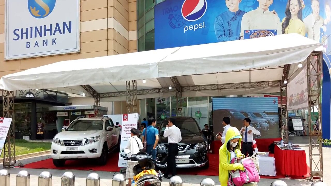 Cho thuê nhà bạt tổ chức sự kiện Trưng bày NISSAN-UEFA