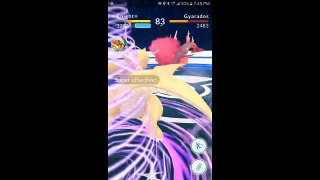 Pokémon GO Gym Battles Level 4 & 3 Gyms Golem Starmie Rhydon Muk Dragonite & more