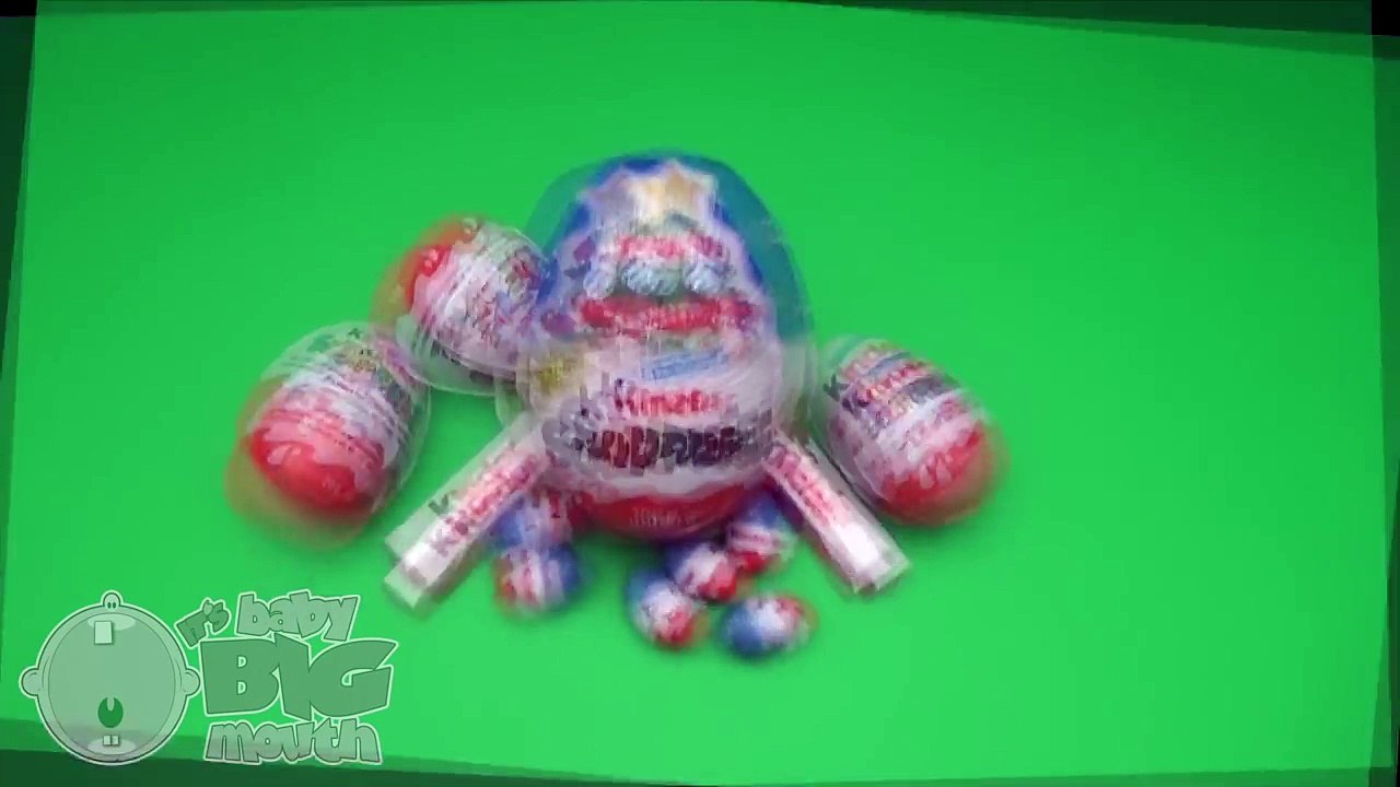 Kinder Surprise Egg Christmas Party! Opening New Huge Giant Jumbo Kinder Surprise Eggs Collection!