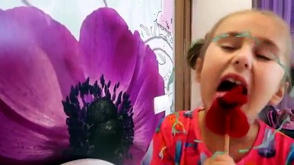 Bad Baby Learn Colors with Lollipop Candy Nursery Rhymes Finger Family Song