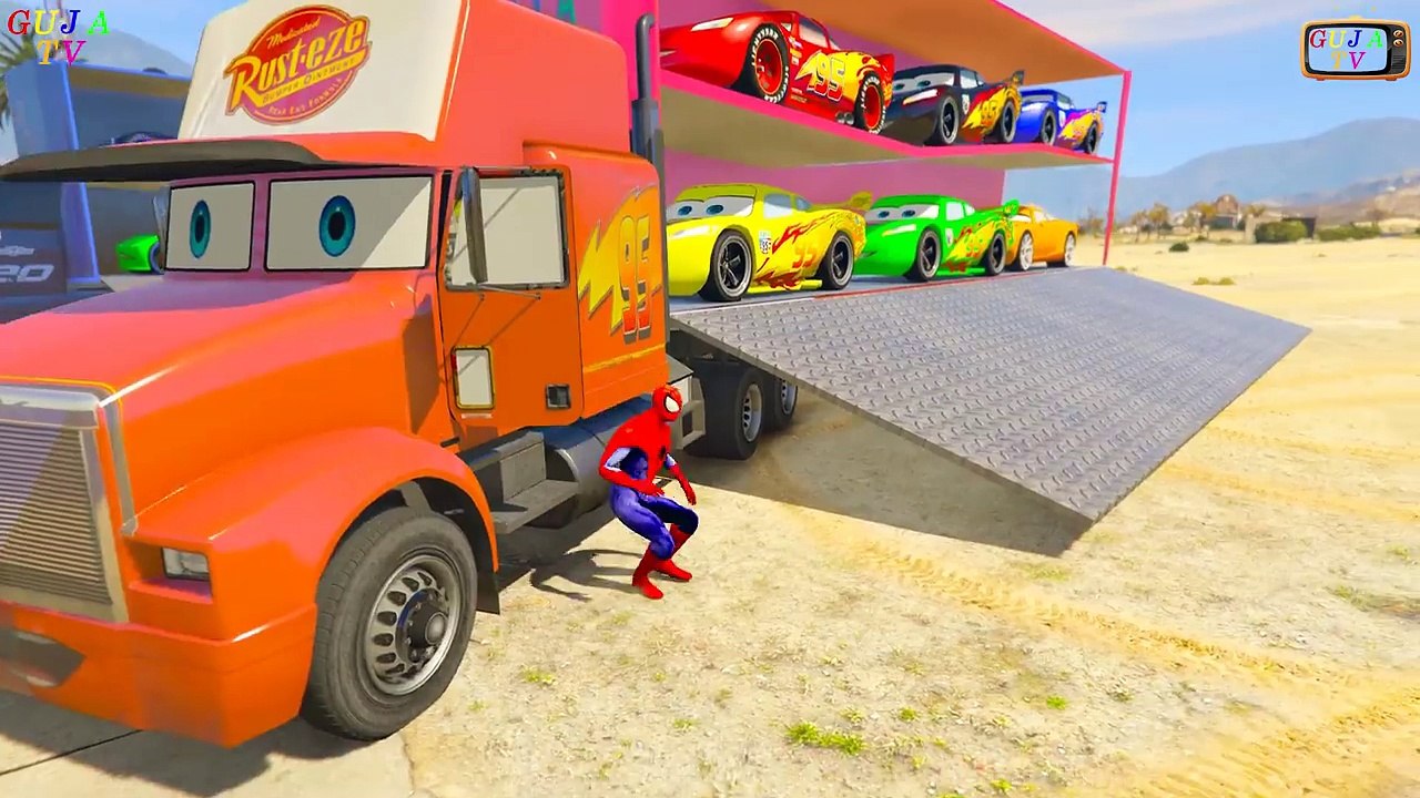 Disney Cars 3 Gale Beaufort Mack Truck Hauler Disney Pixar Cars 3 Colors McQueen Jackson Storm