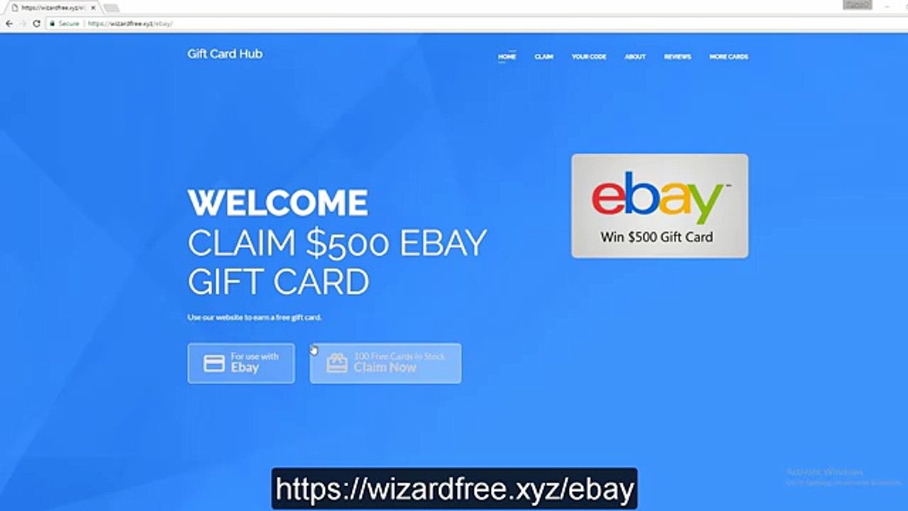 Free eBay Gift Card Codes - Happy Holidays!