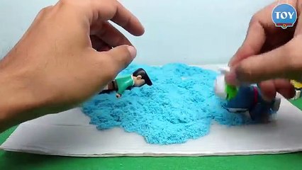 Trò chơi Nobita bắt cá trong cát động lực - hoạt hình doremon chế đồ chơi trẻ em tập 32