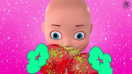 Bad Baby & Lollipops - Johny Johny Yes Papa - Learn Colors for Children Kids Nursery Rhyme - 3D