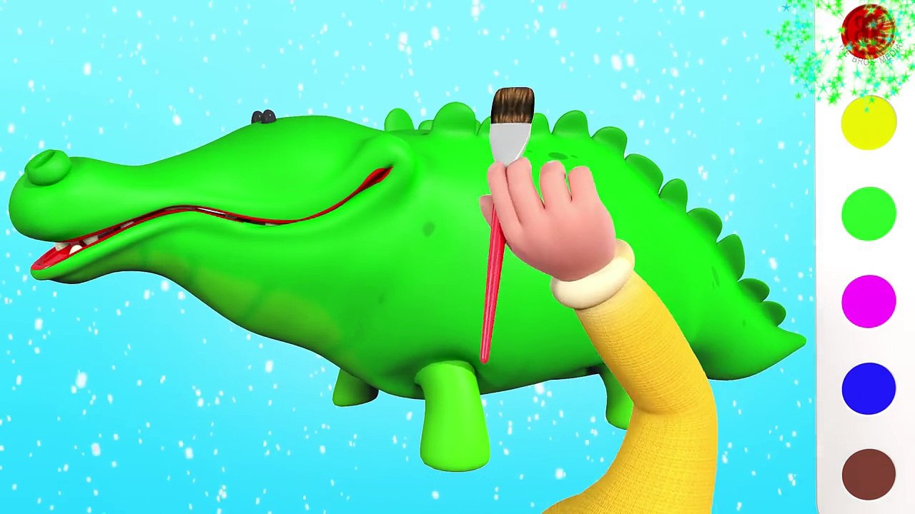 Learn Colors for Children with BODY Paint Crying for LOLLIPOPS - BABY Rhymes Finger Family Song