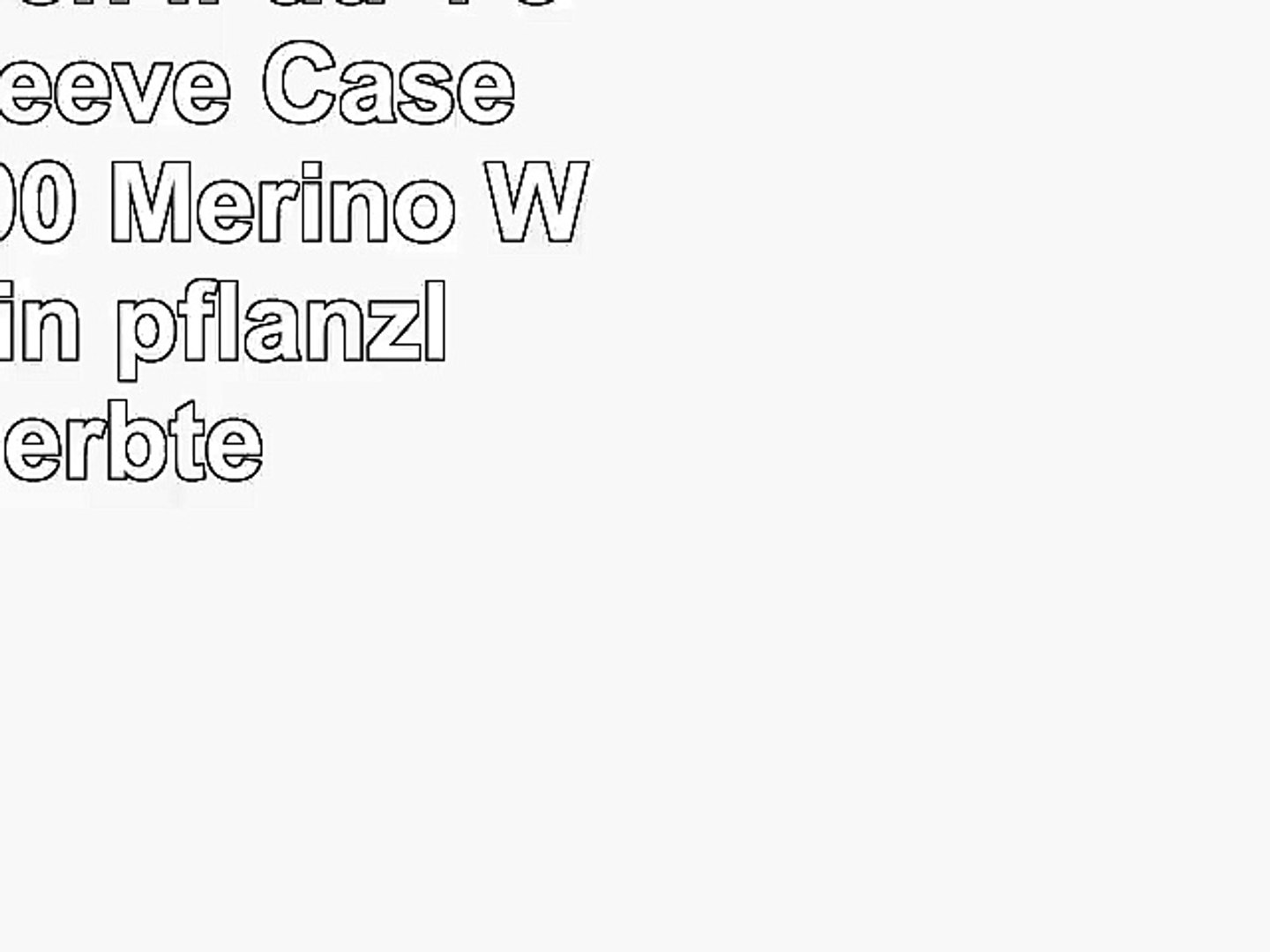 ⁣Pack  Smooch iPad 4  3  2 Hülle Sleeve Case MERINO 100  Merino Wollfilz Rein