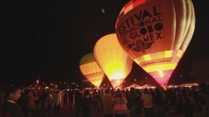 Algarabía y brillo en el cielo de Yuriria, uno de los Pueblos Mágicos de Guanajuato