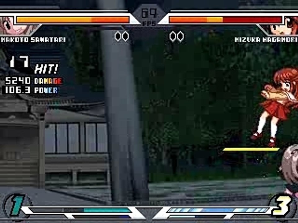 沢渡真琴　４ゲージ掃射バグ　9559ダメージ