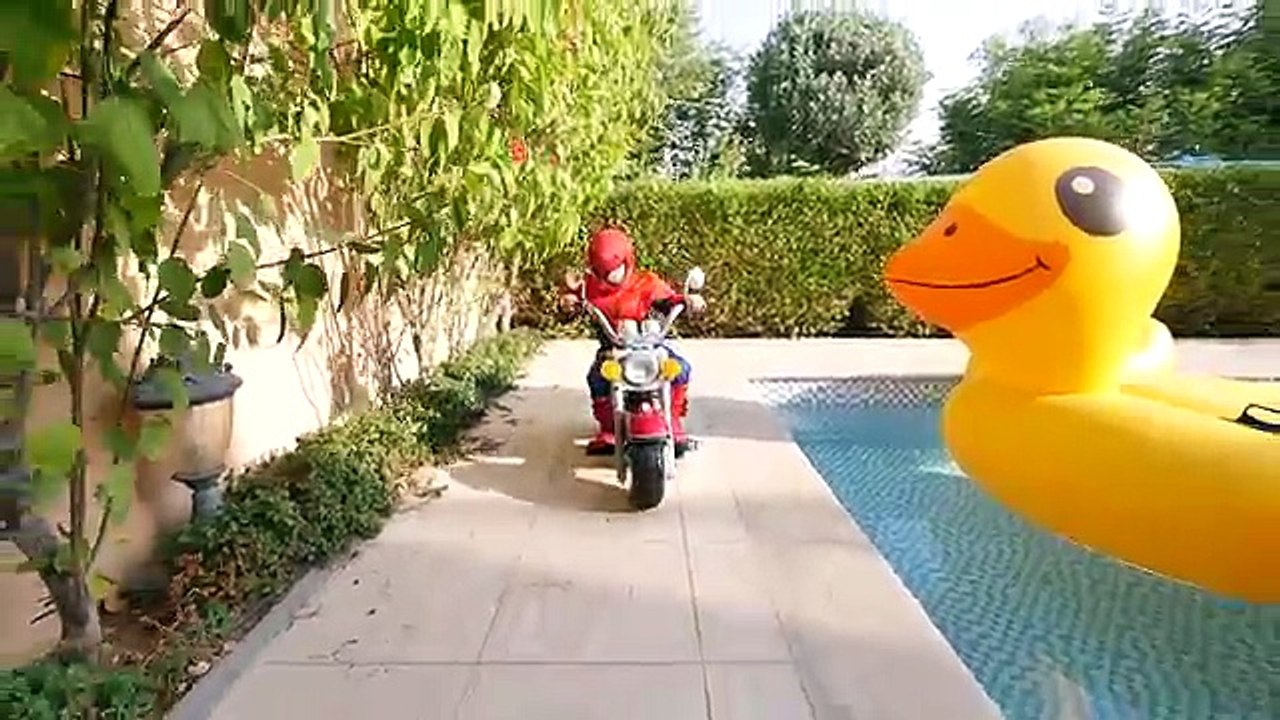 BAD BABY Unboxing & Assembling The POWER WHEEL Ride On BIKE ! w/ Johny Johny Yes Papa Song