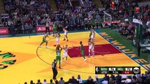 Marcus Smart trash talks the Bucks after a pair of 3's