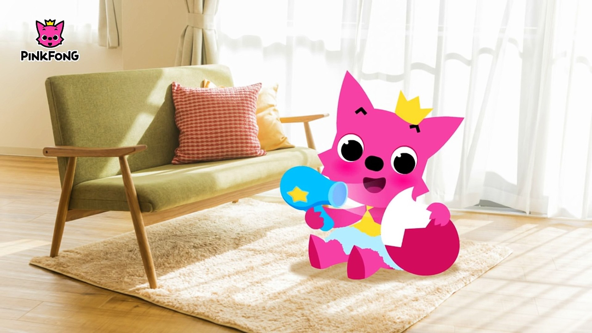 Pinkfong Singing Cleaning Lint Dust Roller Hair Remover Song Baby
