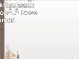 Luxburg Luxus Designer RucksackRucksack für 17 Laptop  Rose X Blumen