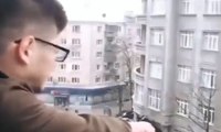 Rich Kid Lunatic Shoots At Pedestrians From His Window