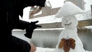 L'histoire d'un Bonhomme de neige en Suède