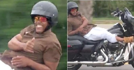 Reckless Biker Takes "Look Ma, No Hands" To A Whole New Level
