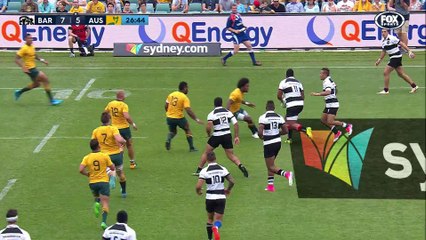 Les Wallabies dominent difficilement les Barbarians