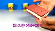 PLAY DOH ICE CREAM SANDWICH PLASTILINA Play Doh Sandwich de nieve helados-UHfdFiSWlVY