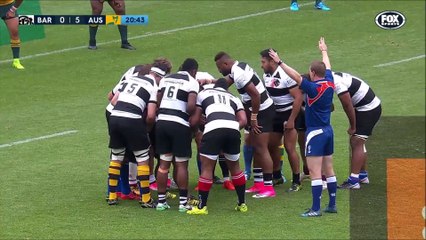 La ruse des Barbarians face aux Wallabies