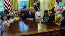 Trump reçoit des enfants à la Maison Blanche: 