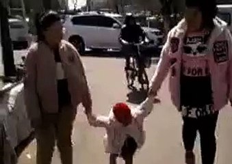 Wife Husband and his Child very funny