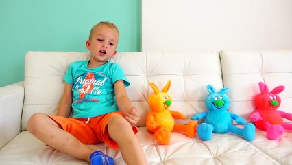 BAD KIDS vs BAD GHOST Johny Johny Song Nursery Rhymes & Learn Colors for Children-5S31vRpmBkM