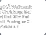 tianliang04 Weihnachtsbaum Christmas Ball Bright Ball 24 Painted Ball Packages Christmas