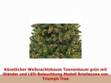 Künstlicher Weihnachtsbaum 150 cm Christbaum mit Beleuchtung LED Flash Hartnadel mit