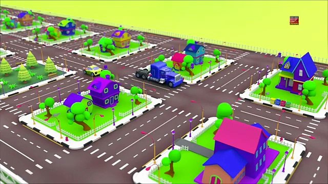 Auto transportwagen | Gebrauch von LKW | Kinder Video | Auto Transport Truck | Formation &