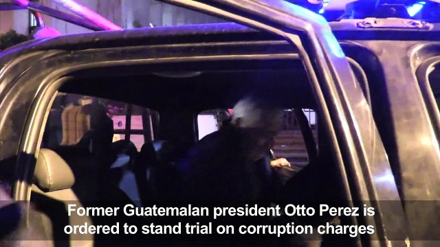 Ex-Guatemalan president to stand trial for corruption