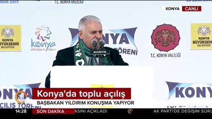 Başbakan Binali Yıldırım Konya'da