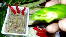 Asian Exotic Food - Cambodian Traditional Prahok Chunchram - Chopped Fermented Fish - Youtube
