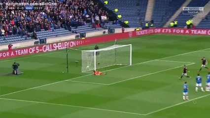 Kyle Lafferty Goal HD - Hearts 1 - 0 Rangers - 28.10.2017 (Full Replay)